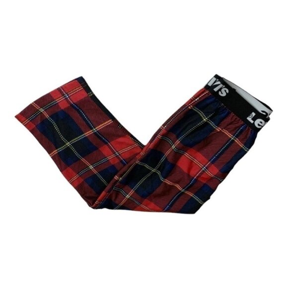 Levis Red Plaid Pajama Pants Size 6 - Picture 3 of 3